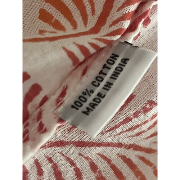 Roberta Roller Rabbit •L• YANA Tunic Shirt Dress Button Up Cotton Drawstring NWT - Picture 12 of 12